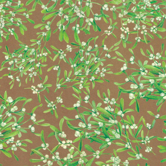 Mistletoe Christmas Print Paper ~ Tassotti Italy